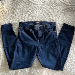 Express size 8R mid rise jeans